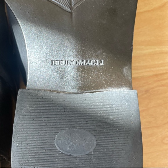 Bruno Magli Renegade Horse-bit Loafer Made In Italy Black Men's Size 11.5 M - Picture 9 of 11